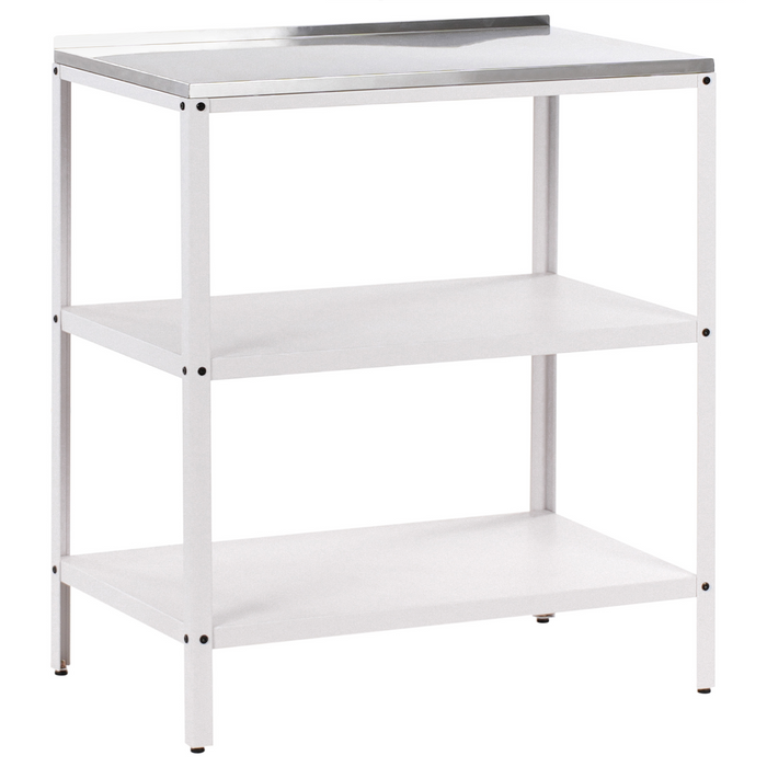 Beliani - VILAMA - Buitenkeuken eiland - Wit - 80x50x92 cm - Staal