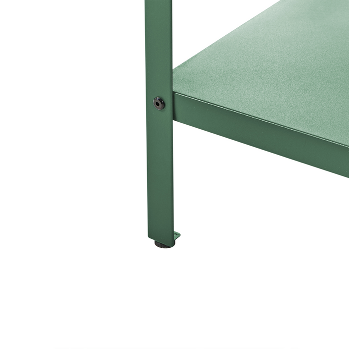 Beliani - VILAMA - Buitenkeuken eiland - Groen - 80x50x92 cm - Staal