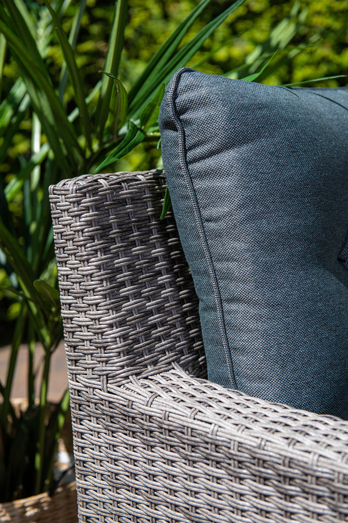 Blue bird lounge-diningset - 5-delig - links - grey - reflex black