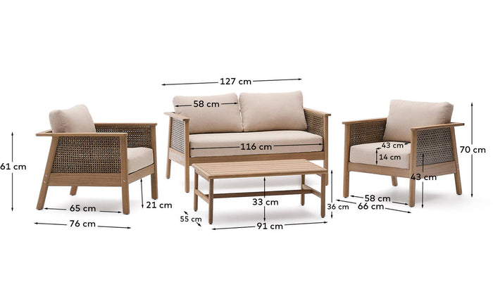 Loungeset Alabe, Loungeset