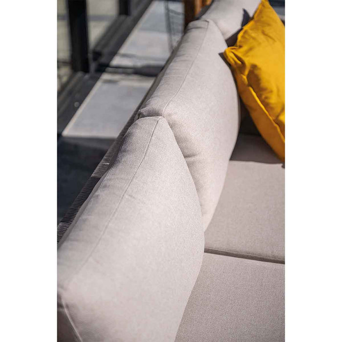 Garden Impressions Alora lounge dining set 5-delig links - grey sand