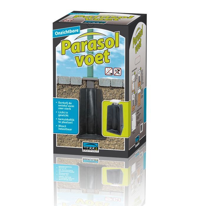 Platinum Challenger Premium T2 3x3 m Champagne Teak - met ingraafvoet en hoes