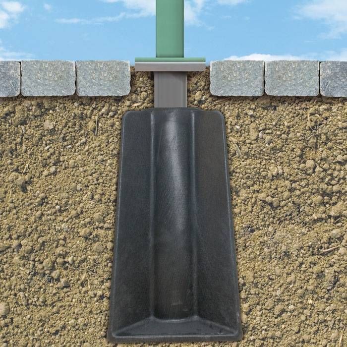 Platinum Challenger Premium T2 3x3 m Champagne Teak - met ingraafvoet en hoes