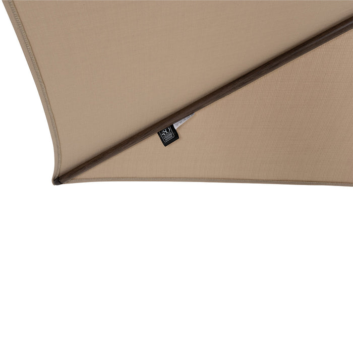 4 Seasons Azzurro stokparasol 200x300 cm beach solefin - Wenge frame
