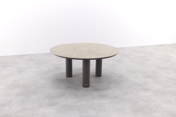 4 Seasons Arizona ronde tuintafel Ø160 cm. - zand|terre