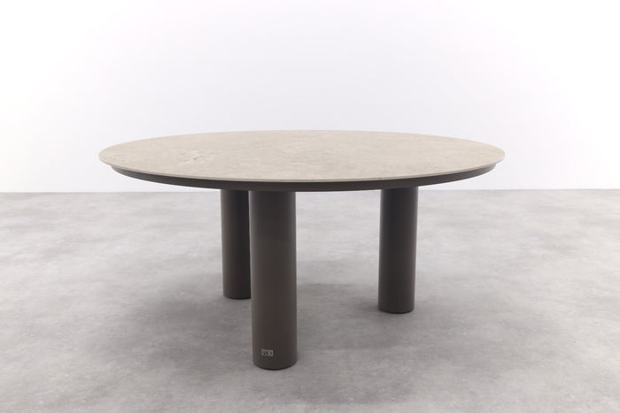 4 Seasons Arizona ronde tuintafel Ø160 cm. - zand|terre