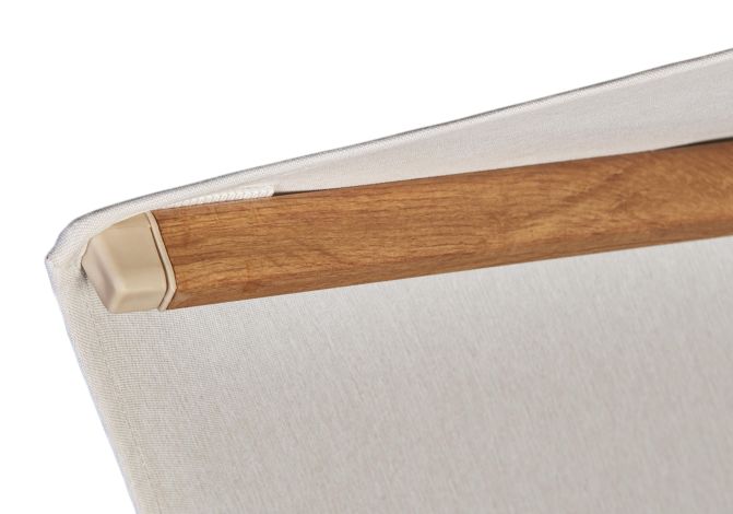 Platinum Challenger Premium T2 3x3 m Champagne Teak - met voet en hoes