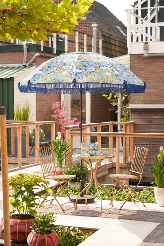Mica Decorations Parasol - H238 x Ø220 cm - Blauw