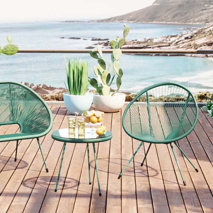 Kare Design Acapulco Mono Tuinfauteuil - groen