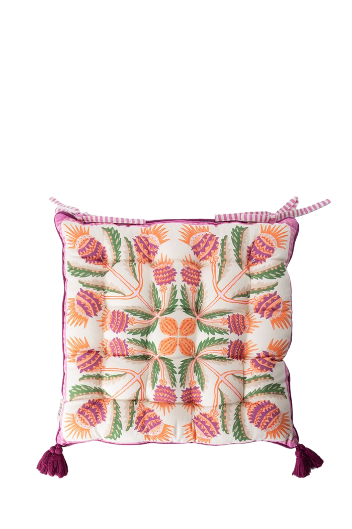 Sissy-Boy Multicolour tuinkussen met ananasplant print