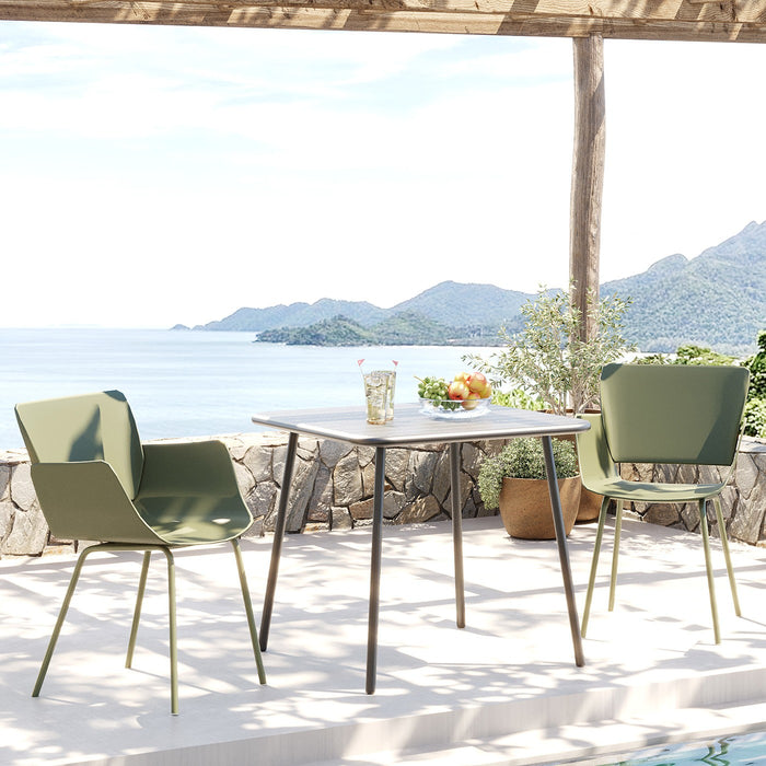 Kare Design Madeira tuinstoel armleuningen - groen