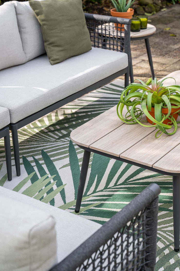 Teramon hoekset - 4-dlg. - carbon black - dark grey - valley sand