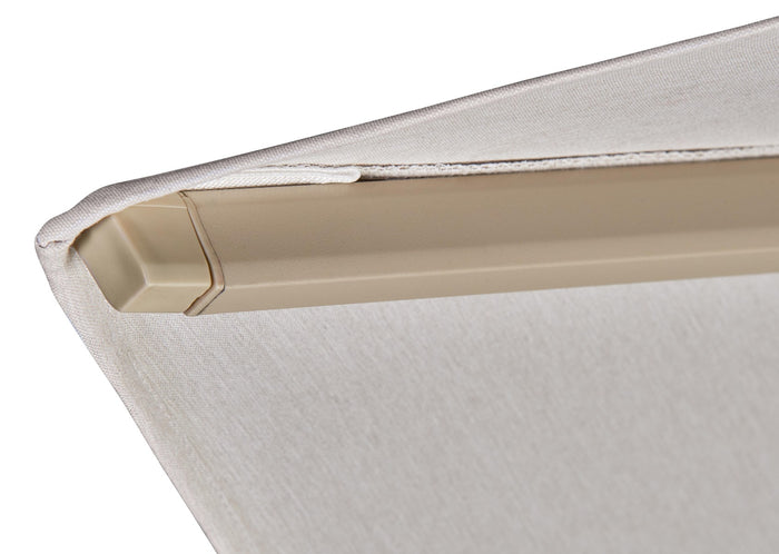 Platinum Challenger Zweefparasol T2 premium - 3x3 m. Champagne - Sand