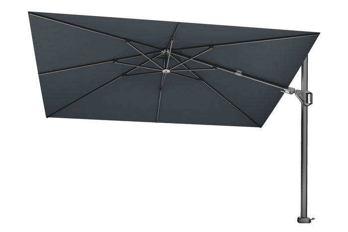 Platinum Challenger parasol T2 Premium - 2,6 x 3,5 m. - Faded Black