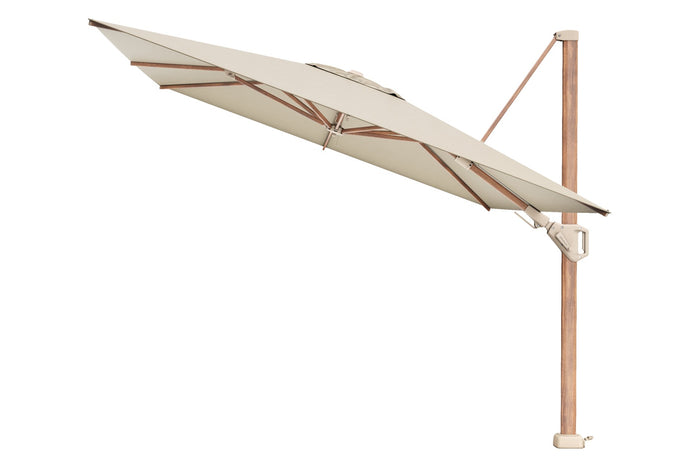 Platinum Challenger T2 zweefparasol premium - 3,5x2,6 m. - Champagne teak