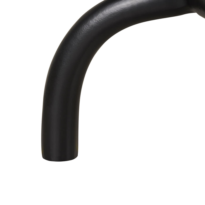 Salontafel Rora - Zwart - Glas - 60x48x60cm (BxHxD)