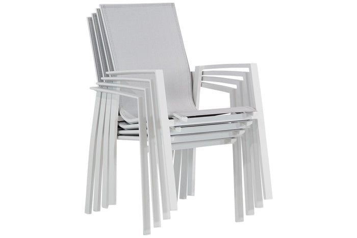 Lifestyle Garden FurnitureTuinsets met vuurtafel - Wit - 6