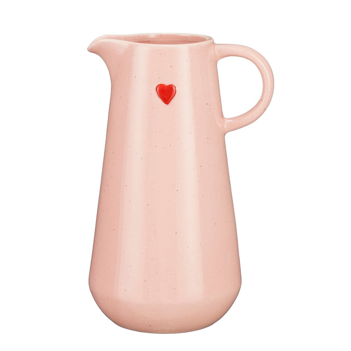 Mica Decorations Karaff Jug - 16x13x24.5 cm - porcelaine - Roze
