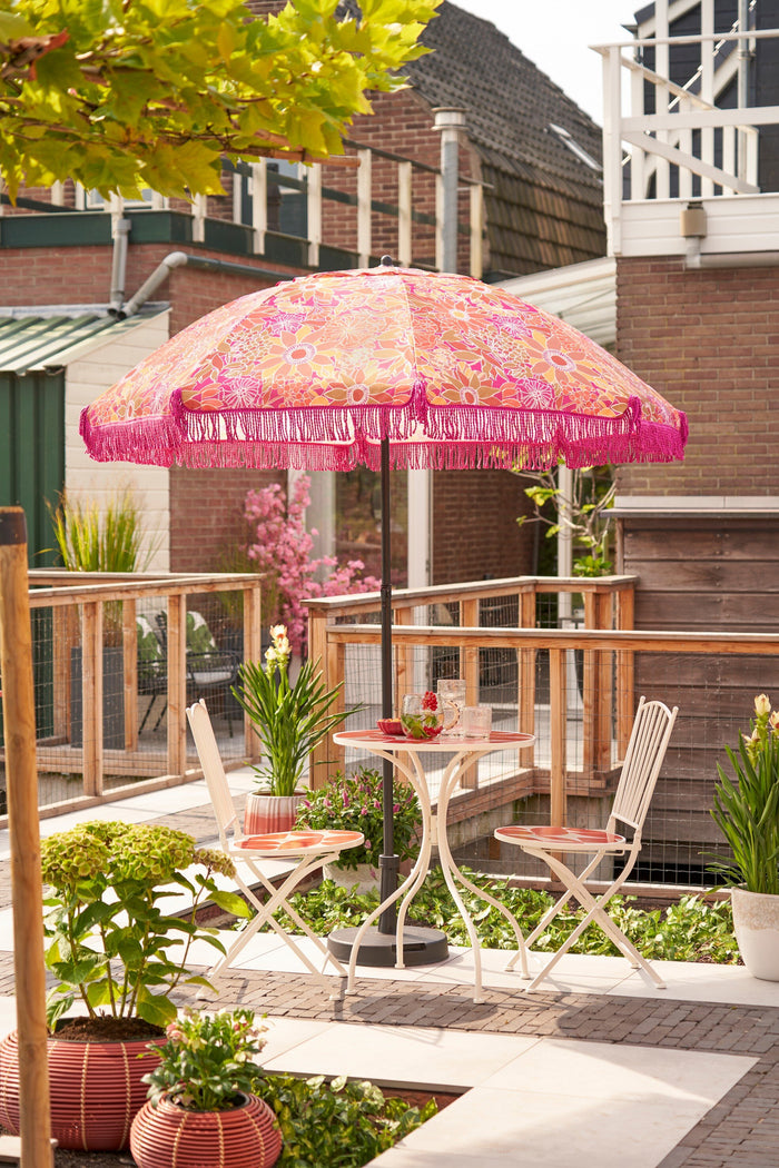 Mica Decorations Parasol - H238 x Ø220 cm - Roze