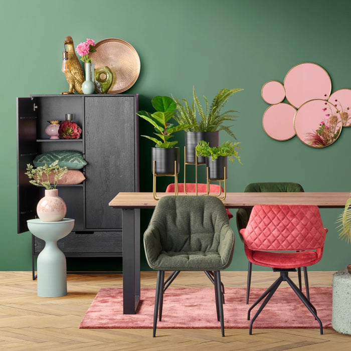 Bijzettafel Rorra - Metaal - 35x56x35cm (BxHxD)