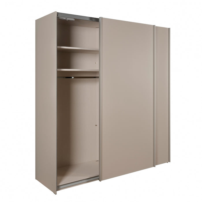 Kledingkast Bermeo - Beige|Taupe - - 200x222x68cm (BxHxD)