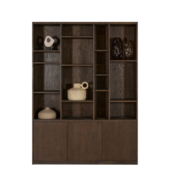 Wandkast Coimbra - Bruin|Hout - Noten - Hout