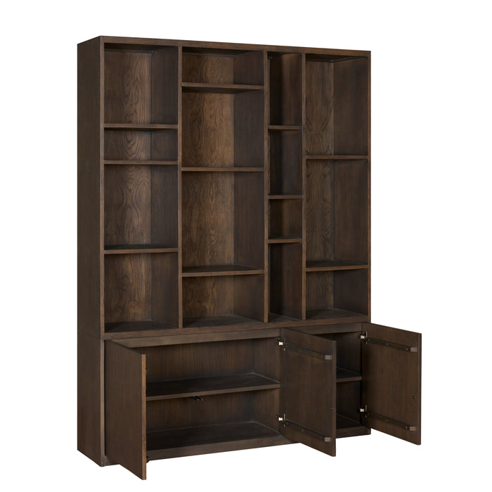 Wandkast Coimbra - Bruin|Hout - Noten - Hout