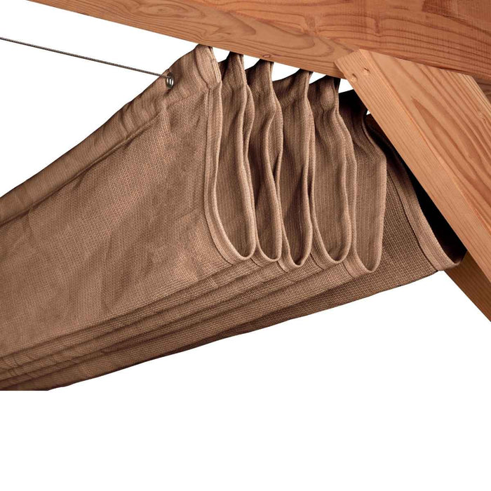 Harmonica schaduwdoek - 290 x 400 cm - Zand