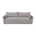 Calicosy - Slaapbank 3-zits in stof B238 cm - LAGOS - Grijs