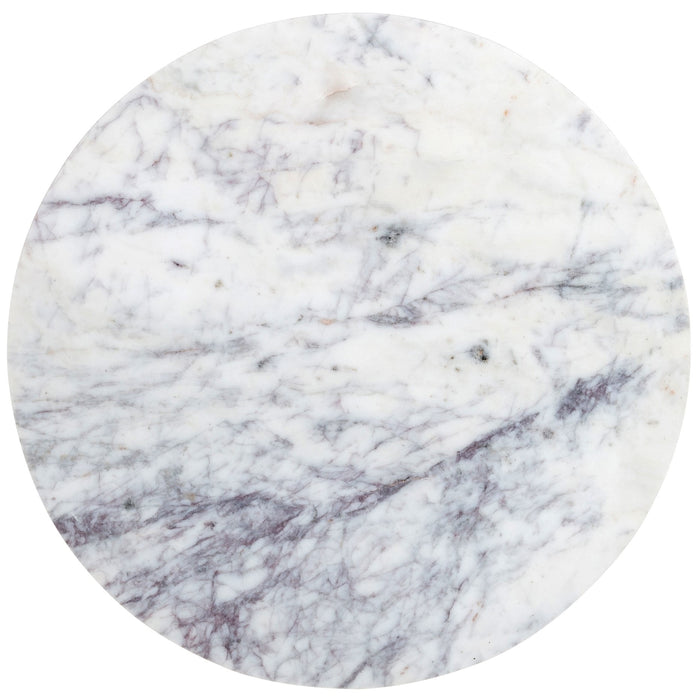 Richmond Interiors Celine Ronde Bijzettafel Marmer|Goud