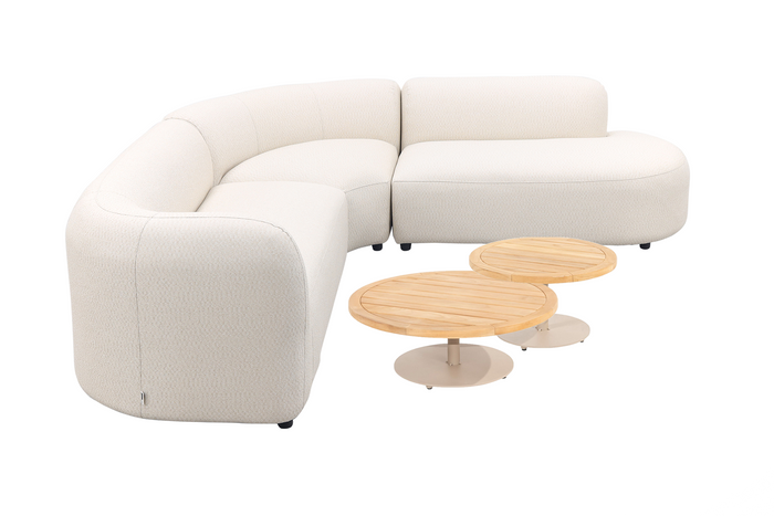Madeira|Volta ronde loungeset links - Naturel|Teak