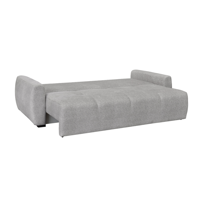 Calicosy - Slaapbank 3-zits in stof B246 cm - ALBA - Grijs
