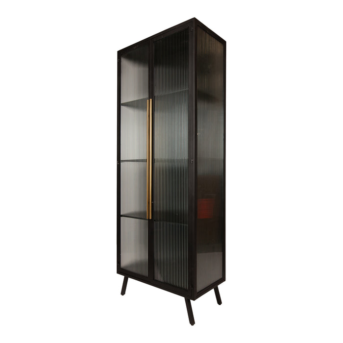 PTMD Caeleen Cabinet Black And Gold