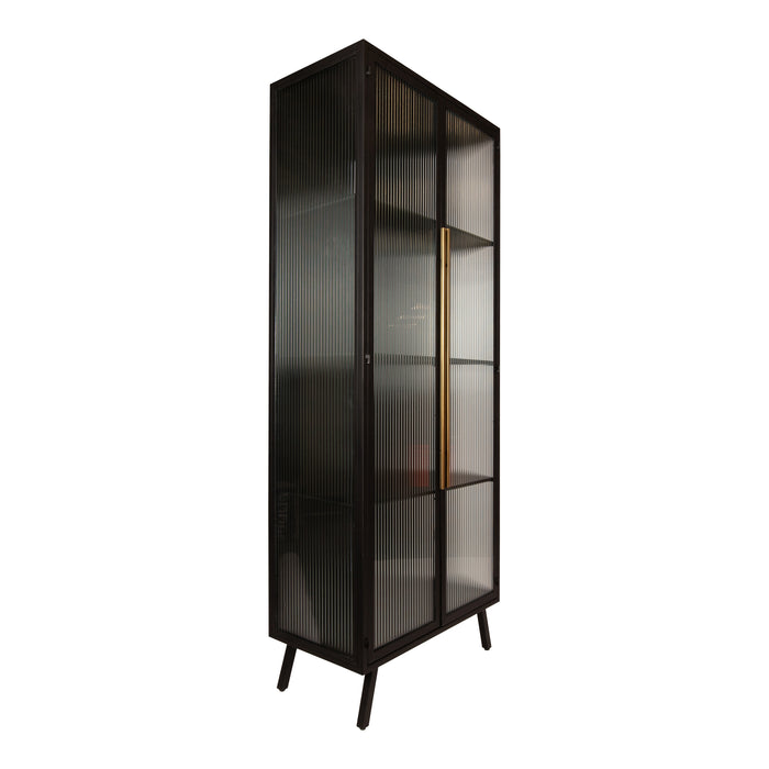 PTMD Caeleen Cabinet Black And Gold