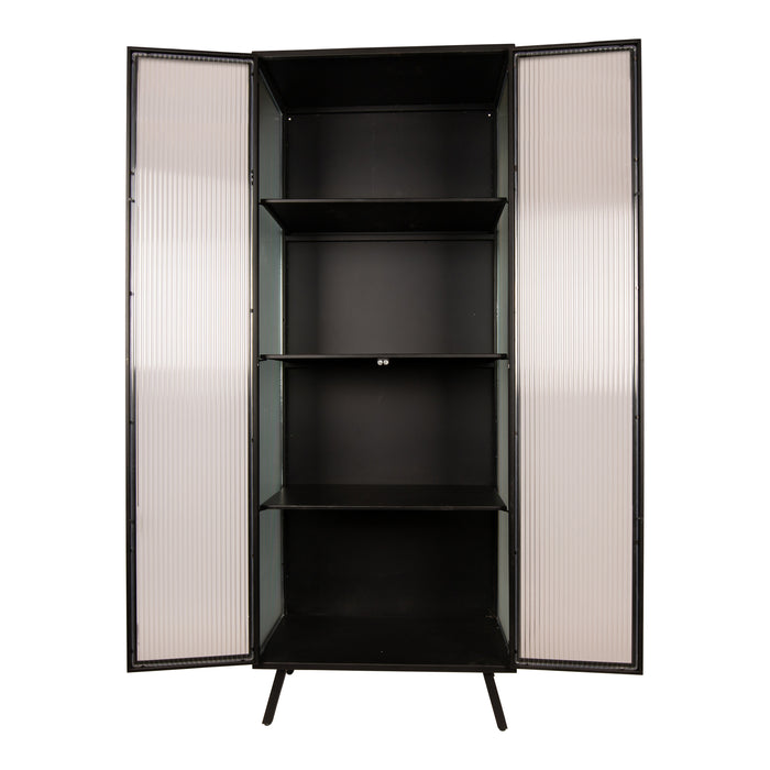 PTMD Caeleen Cabinet Black And Gold