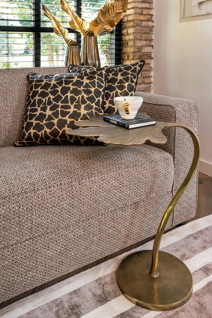 Richmond Interiors June Bijzettafel Goud Ginkgo