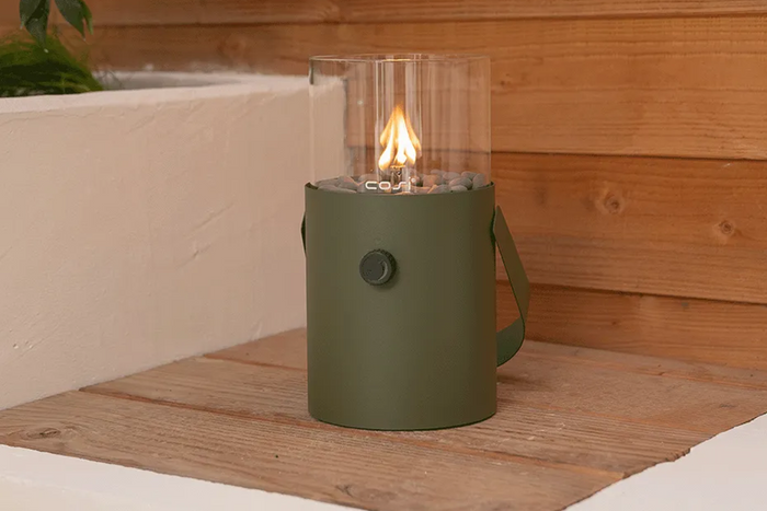 Cosiscoop Moss Green - Original - gaslantaarn met gaspatroon