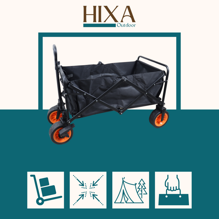 HIXA Bolderkar Opvouwbaar Inklapbaar Tot 80kg