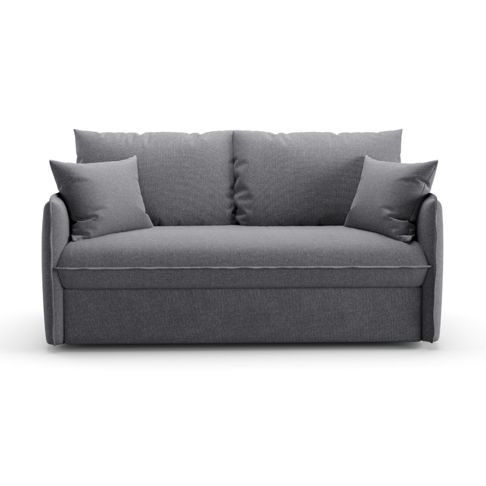Calicosy - 3-zits slaapbank in stof B185 cm - MIKA - Grijs
