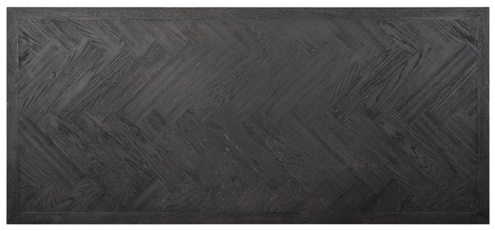 Richmond Interiors Blackbone Eettafel 230 cm Zwart Rustiek