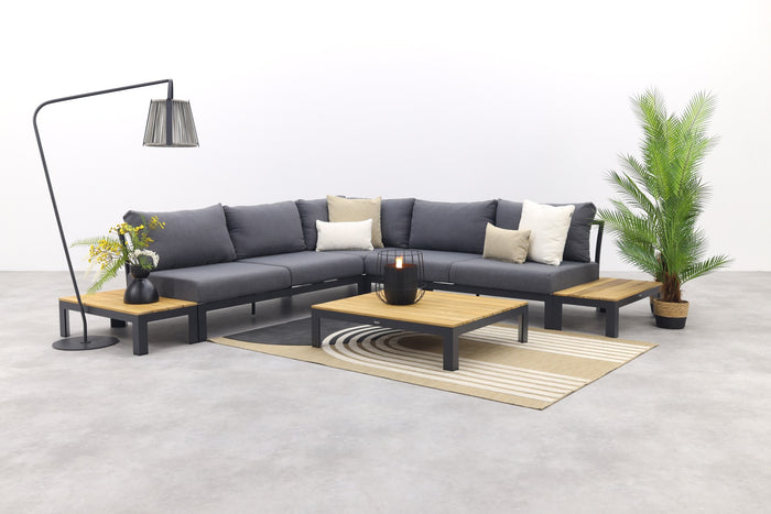 VDG Avalounge loungeset - Aluminium|teakhout - 5 persoons