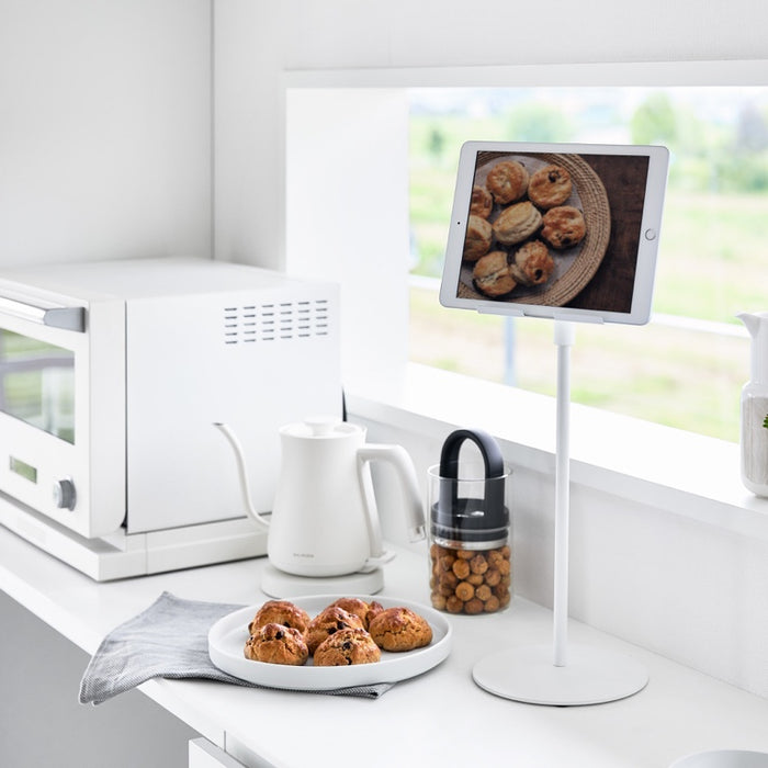 Yamazaki Tablet Standaard - Hoogte Verstelbaar - Smart - Wit