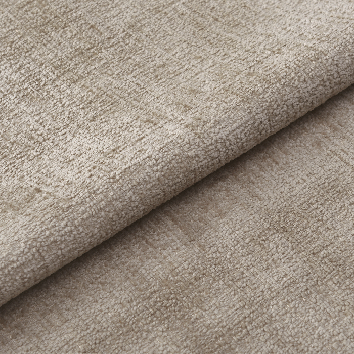 3-zits taupe fluwelen bank met structuur