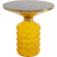 Kare Design Lola Bijzettafel - geel - Ø50cm