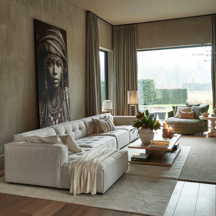 Riviera Maison - Carmin Daybed w 3 Pill Real Olive - Real Olive