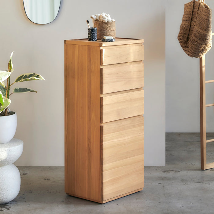 Tikamoon - Kolomkast in massief teakhout Nino