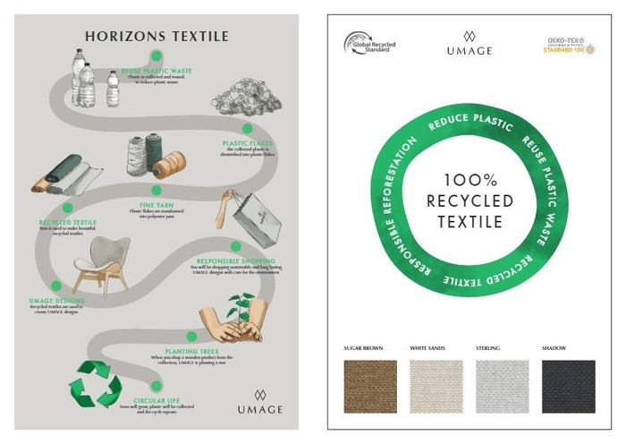 Umage A Conversation Piece Low fauteuil zwart eiken,Sugar Brown