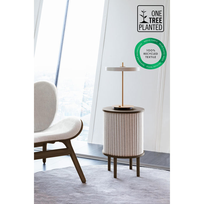 Umage A Conversation Piece Low fauteuil donker eiken, White Sands