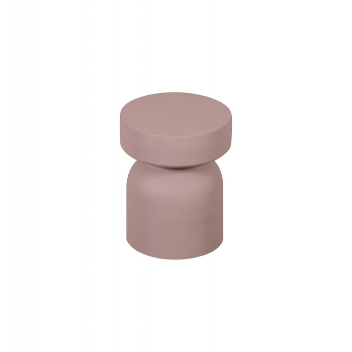 Bijzettafel Bamberg - Paars - Metaal - 34x42x34cm (BxHxD)