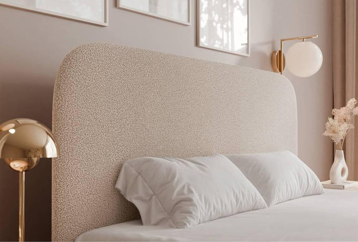 NADUVI Collection Bedframe Fia 160x200 bouclé met opbergvak